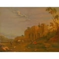 thumbnail image 3 of Norbert Joseph Carl Grund 18x15 Black Modern Framed Museum Art Print Titled - Morning (1740-1760), 3 of 5
