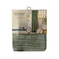 thumbnail image 7 of Better Homes & Gardens Striated Luxe Blackout Curtain, 1 Indoor Drape Panel for Bedroom, Pole Top, Back Tab, Green River, 50"W x 95"L Floor Length, 7 of 7