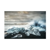 Alfred Forns 'Water And Ice' Canvas Art