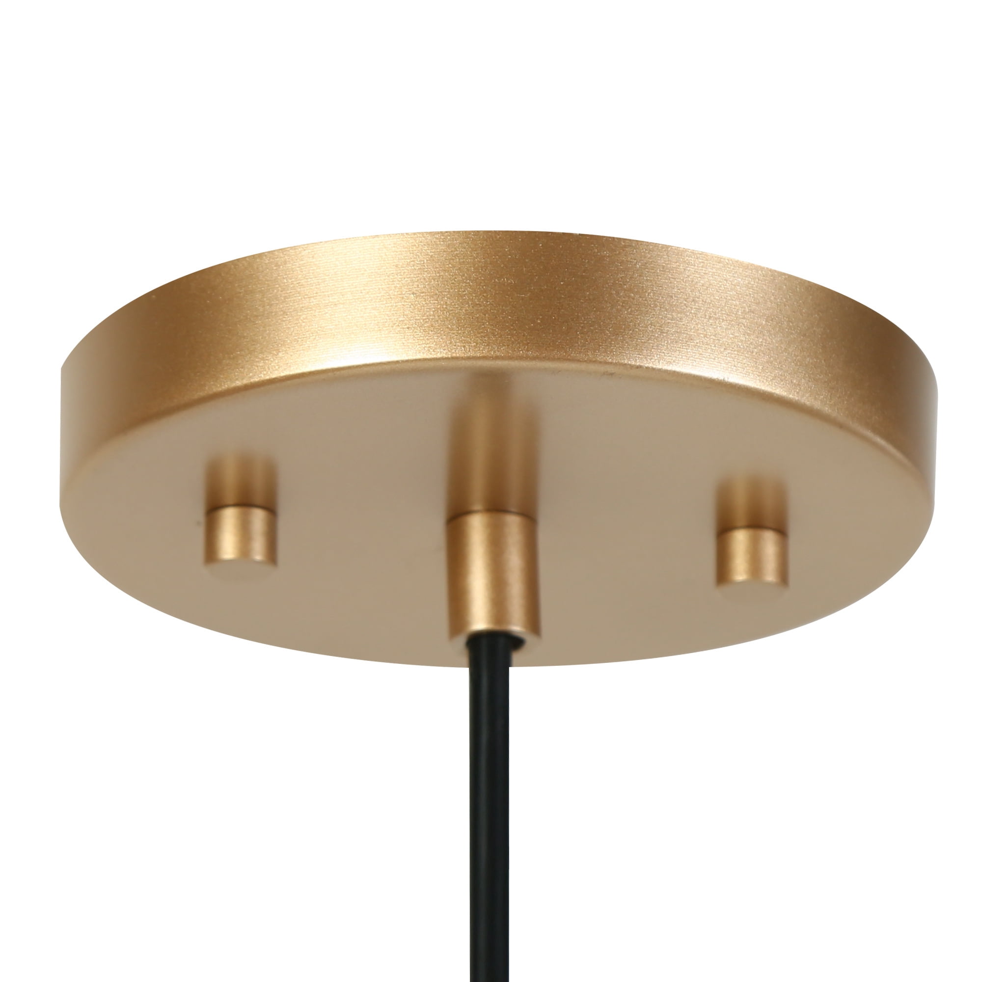 LNC Matte Gold and Bubble Glass Modern Seeded Glass Cylinder Mini Pendant Light