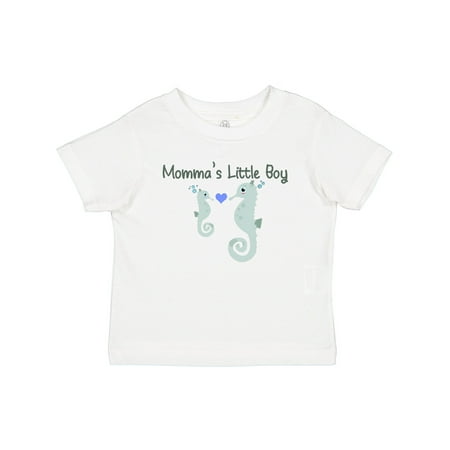 

Inktastic Seahorse (momma s Little Boy) Gift Baby Boy T-Shirt
