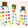 thumbnail image 3 of 5pcs Colorful Paper Garland Circle Dots Party Hanging Rainbow Decorations for Birthday Wedding Baby Shower Classroom Candyland Streamers Party Supplies (80in), 3 of 6