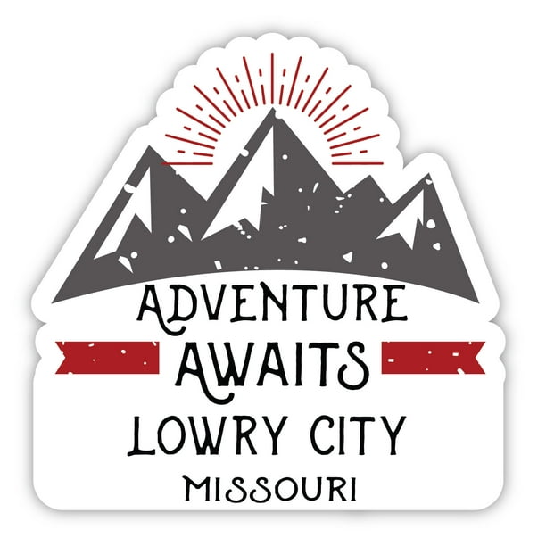 Lowry City Missouri Souvenir 4Inch Adventure Awaits Design