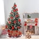 thumbnail image 5 of FloreceBien suministros de decoración de la parte inferior del árbol de Navidad 70 cm lindo patrón falda de árbol de Navidad, 5 of 6