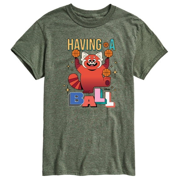 Turning Red - Having A Ball - Men's Short Sleeve Graphic T-Shirts