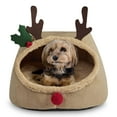 thumbnail image 5 of Vibrant Life Small Holiday Hideaway Dog Bed, Cat Bed, Reindeer, 5 of 8