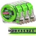 thumbnail image 1 of Cinta Métrica Fluorescente VentDepot GreenGlowPro 3 Pzas 10mx25mm ABS y Acero al Carbono Transparente y Verde, 1 of 2