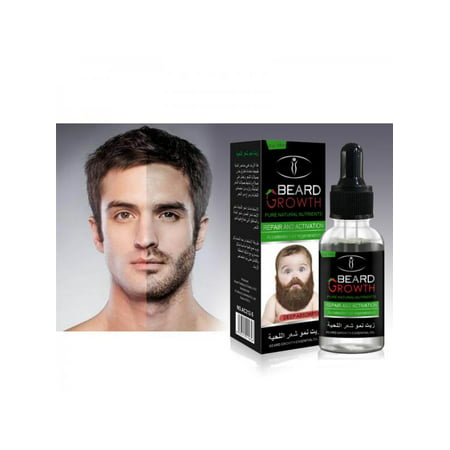 VICOODA Men's Beard Growth Solution Gentle Maintenance Hair Growth Oil Beard Conditioner Profession EU&US Men Beard Growth Essential (The Best Hair Oil For Men)