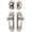 Polished Nickel, variant on Grandeur 801720 Windsor Solid Brass Single Cylinder Keyed Entry Knobset And Deadbolt Combo
