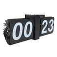 thumbnail image 1 of Flip Clock, Exquisite Retro Flip Clock 24 Hours Large Numbers  For School For Home, 1 of 8