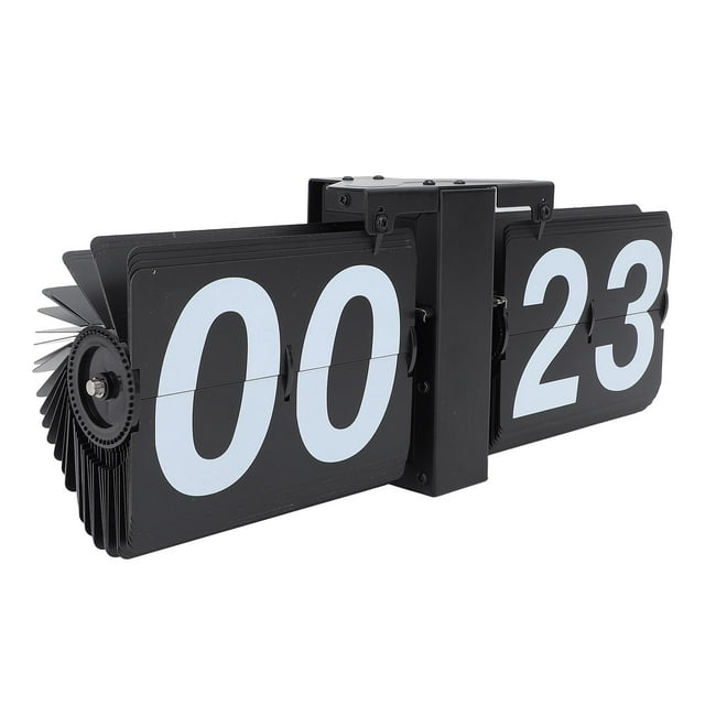 Flip Clock, Exquisite Retro Flip Clock 24 Hours Large Numbers For School For Home