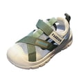 thumbnail image 2 of Kureaily Girls Sandals For Everyday Casual And Outdoor Beach Activities Durable Closed Toe Design For Ages 3 13 Comfortable Summer Footwear For Little Girls/ Size 3,11-11.5 Years(Green), 2 of 5