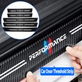 thumbnail image 2 of Pegatinas protectoras de umbral de puerta de coche de fibra de carbono para BMW Performance F30 F10 E90 F20 E46 E60 E70 E39 E36 E87 E28 X3 X1 X2 X4 X5 X6, 2 of 5