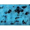 thumbnail image 1 of Ahgly Company Indoor Rectangle Abstract Light Blue Modern Area Rugs, 4' x 6', 1 of 4