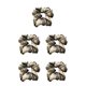thumbnail image 3 of Qarigey Titular de cola de caballo Patrón escocés Anillos para el cabello Adornos para el cabello Sombreros femeninos para el trabajo doméstico nueve 5piezas Qarigey CBP251158, 3 of 6