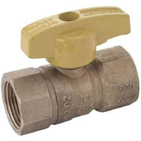 BrassCraft Gas Shut Off Valve PSBV503-8 - Brass Ball Valve, Durable - Pack of 1