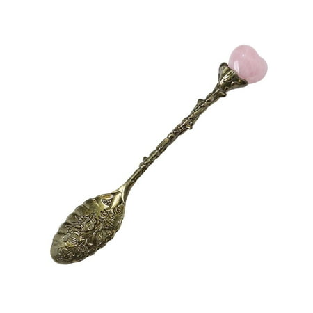 

Fovolat Crystal Head Stirring Spoon Natural Crystal Stirring Spoon for Home and Office Vintage Crystal Spoon for Mixing Drinks Cocktail Ice Coffee Carved Kitchen Accessories
