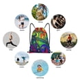thumbnail image 6 of Daiia Pride Rainbow Pattern Drawstring Backpack, Gym Bag, Lightweight Backpack, Water-Resistant Bag Travel Sports Backpack, Fitness Bag, Yoga Bag-Medium, 6 of 6