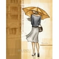 thumbnail image 2 of Andrea Laliberte 15x18 White Modern Wood Framed Wall Art Titled - Rain Milano, 2 of 5