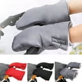 thumbnail image 2 of Visland Warm Muff Stroller Gloves - Winter Anti-Freeze Extra Thick Waterproof Fabric Stroller Hand Muff - Water Repellent & Warm Hand Gloves for Pushchair, Pram, Stroller & Car Seat Bar, 2 of 8