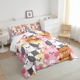 Dog Full Size Comforter Set For Kid Boys Girls,Cartoon Kawaii Animals