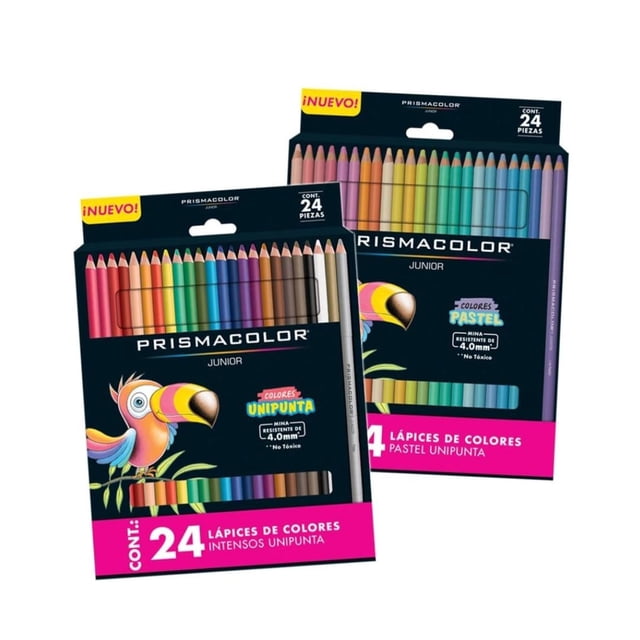 Set de Colores Prismacolor Junior 24 Intensos y 24 Pastel Prisma Color