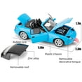 thumbnail image 2 of CHUNYAN 1/32 Mazda Miata MX-5 Alloy Model Car, Toy Car with Pullback, Removable Top, Blinking Lights, Toy Car with Sound and Bright Lights, Collectible Grade Gift for Kids (Red), 2 of 7
