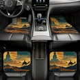 thumbnail image 7 of Naloa Sunset Desert Journey Car Foot Mat Set of 4 Pieces - Universal Floor Liner Neoprene Full Set Floor Mats for Cars Trucks SUV, 7 of 7