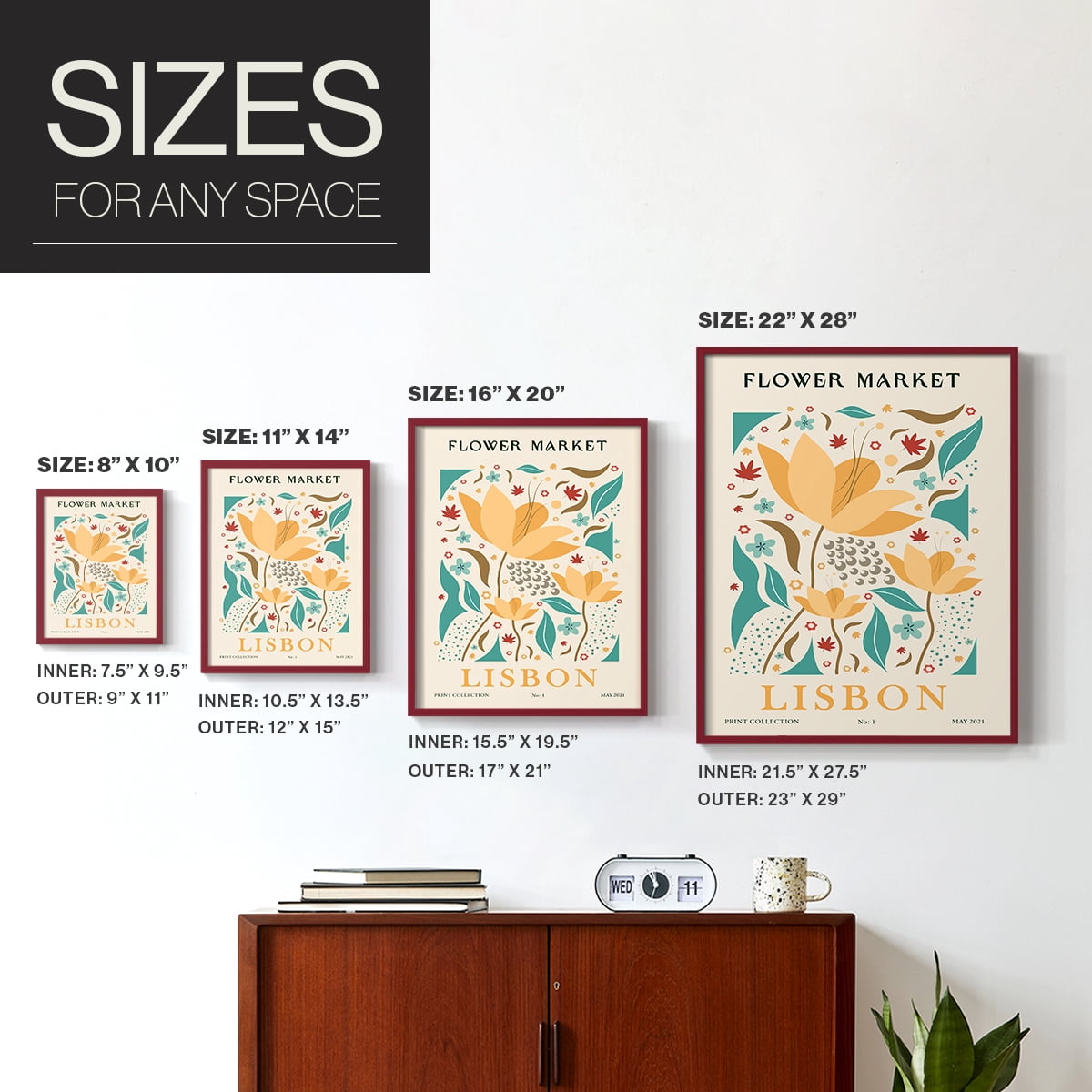 Matisse XL Framed Print - Solid Wood