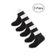 thumbnail image 4 of Calcetines tobilleros deportivos de corte bajo con puño elástico alto 5 paresCalcetines Tobilleros Deportivos De Corte Bajo Con Puño Elástico Alto 5 Pares Negro XS, 4 of 6