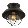 thumbnail image 2 of Trade Winds Nautical 1-Light Flush Mount in Oil Rubbed Bronze, 2 of 4