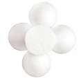 thumbnail image 2 of Espuma para manualidades - Paquete de 15 espuma en forma de cono, bola redonda alf espuma de poliestireno en blanco, para manualidades, clase de arte Macarena Bolas de espuma de poliestireno, 2 of 8
