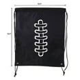 thumbnail image 2 of Football Party Bags | Football Drawstring Cinch Backpacks for Team Events, Birthdays, and More!, 2 of 4