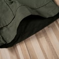 thumbnail image 6 of hirigin Men's Sports Casual Cargo Shorts Drawstring Loose Elastic High Waist Short Pants with Pockets, 6 of 7