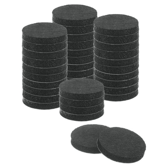Furniture Sliders, Round Self Adhesive Felt Furniture Pads, Floor Protectors for Furniture Feet Hardwood Floors 1.25" 36Pcs
