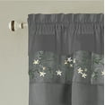 thumbnail image 2 of Achim Fairfield 5 Piece Window Curtain Set - 55x63 - Grey, 2 of 3