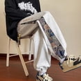 thumbnail image 2 of Hip Hop Fashion Anime Printed Sweatpants For Men Autumn Casual Corduroy Baggy Joggers Pantalones Hombre Y2K Streetwear Trousers, 2 of 6