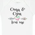 thumbnail image 4 of Inktastic Oma and Opa Love Me- Heart Grandchild Boys or Girls Baby Bodysuit, 4 of 5