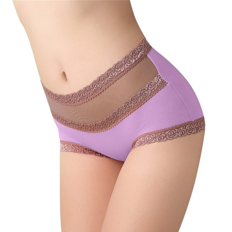 Women's Cotton Underwear High Waisted Full Coverage Ladies