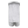thumbnail image 6 of Feancey Women's Satin Pajamas Sets Sleeveless V Neck Tank Top and Short Pjs Set Soft Silky Sleepwear Loungewear Summer Casual 2 Piece Outfits Limited Time Sales Today Gray XL, 6 of 8