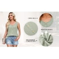 thumbnail image 6 of MOYIKO Tank Tops for Women Eyelet Crew Neck Sleeveless Tops Dressy Casual Trendy Flowy Summer Shirts Loose Fit, 6 of 7