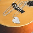 thumbnail image 4 of Weiweiguan 1 Set Creative Guitar Pick Necklace Bass Pick Durable Guitar Pick Fingertip Guard, 4 of 7