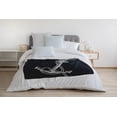 thumbnail image 3 of Simply Daisy Anchored Fleece Throw Blanket, Shark Blue, Small Throw, 3 of 4