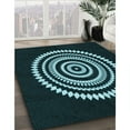 thumbnail image 2 of Ahgly Company Indoor Square Patterned Deep-Sea Green Area Rugs, 8' Square, 2 of 6