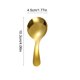 thumbnail image 3 of Cuchara de café de acero inoxidable con mango largo para té helado | Cuchara para mezclar y postre con diseño de rama | Apta para lavavajillas en dorado, oro rosa, plateado o multicolor, 3 of 6