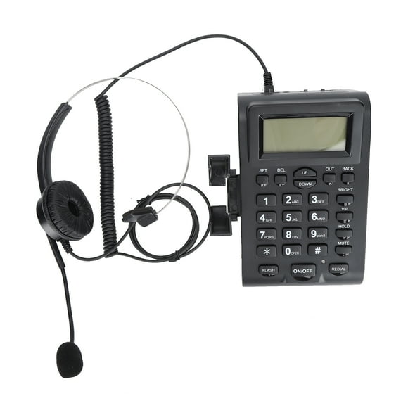 LAFGUR Call Center Phone With Headset,HT900 Call Center Phone With Omnidirectional Microphone Headset Suitable For Home Office,Noise Cancelling Call Center Phone And Headset