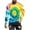 Yellow, variant on Men's Plus Size T Shirts Printed Crewneck Long Sleeve Shirts Breathable Lightweight Slim Fit Sports Blouse Shirt
