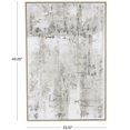 thumbnail image 4 of 33" x 49" Textured Abstract Framed Wall Art with Wooden Frame and Black Distressing, by DecMode, 4 of 15