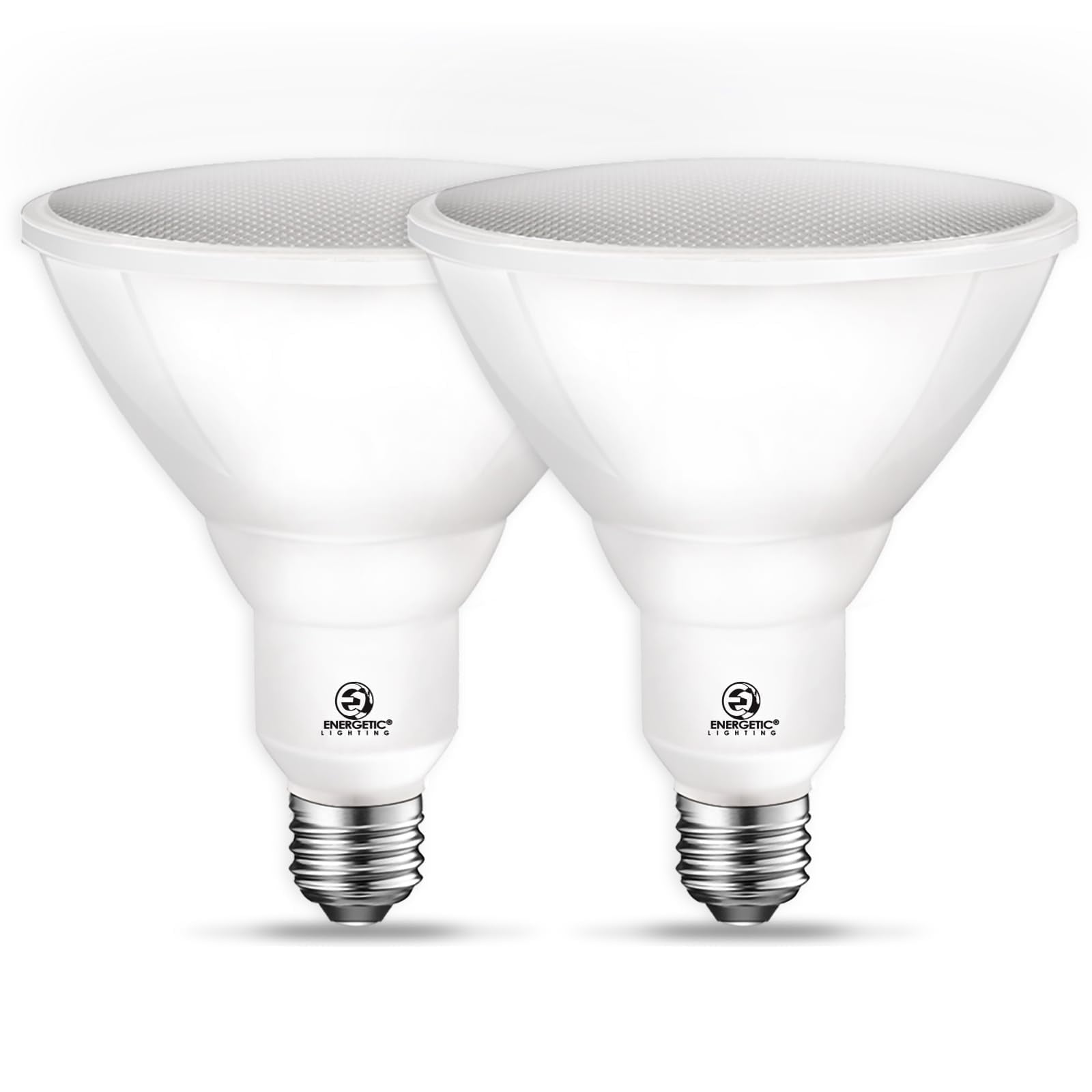 ENERGETIC Outdoor PAR38 LED Flood Light Bulb, Wet Rated, 90W Equivalent (11W),900 Lumens, Daylight 5000K, Non-Dimmable, E26 Base, ETL Listed, 2 Pack