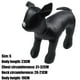 thumbnail image 5 of Maniquíes De Cuero Para Perros Posición De Pie Modelos Para Perros Juguetes Tienda De Animales Para Mascotas Maniquí De Exhibición Negro S, 5 of 5